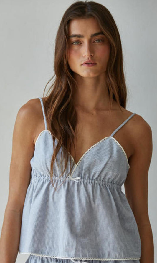 Verona Top - Blue
