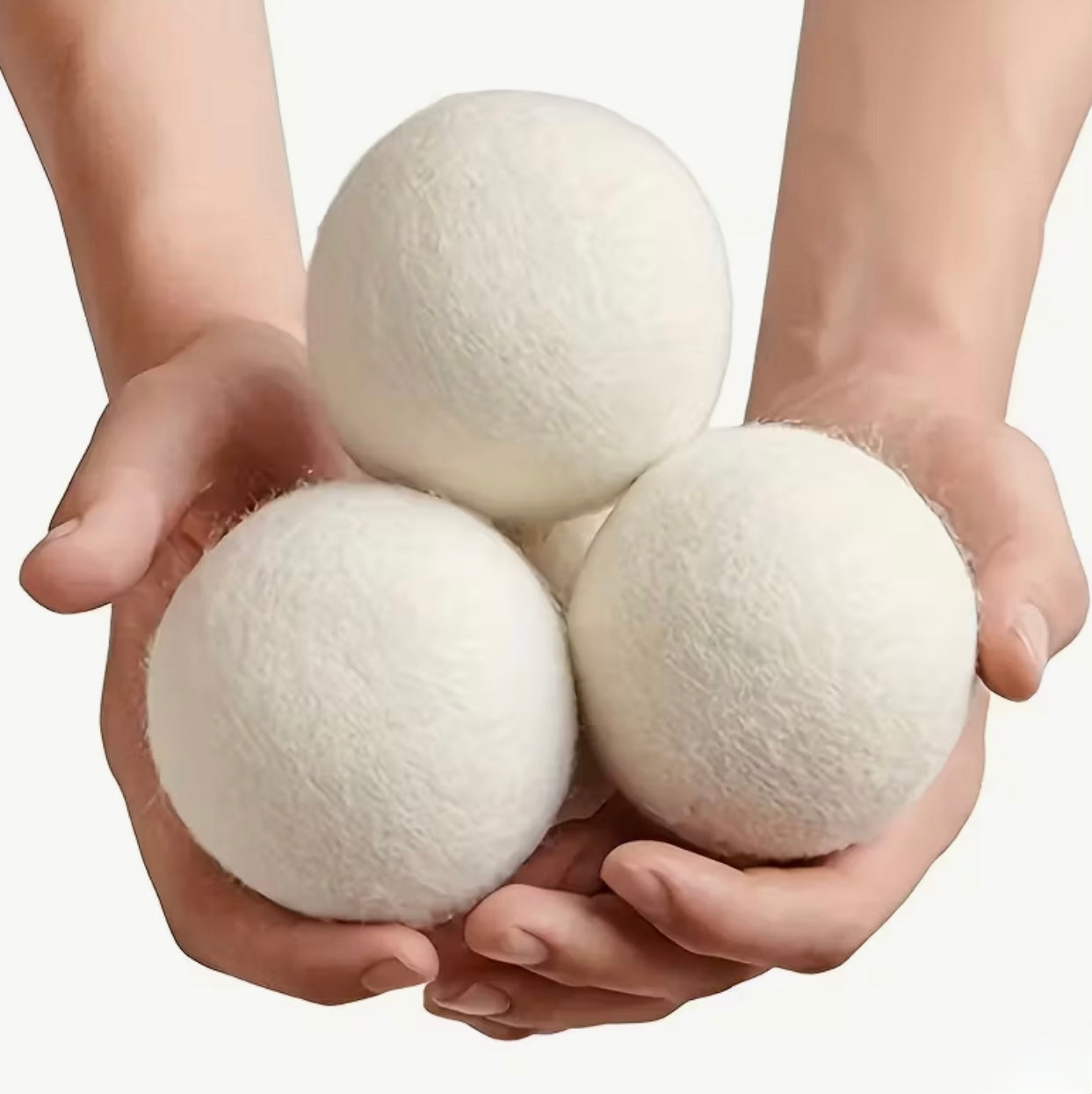 6pk Hypoallergenic Wool Dryer Balls