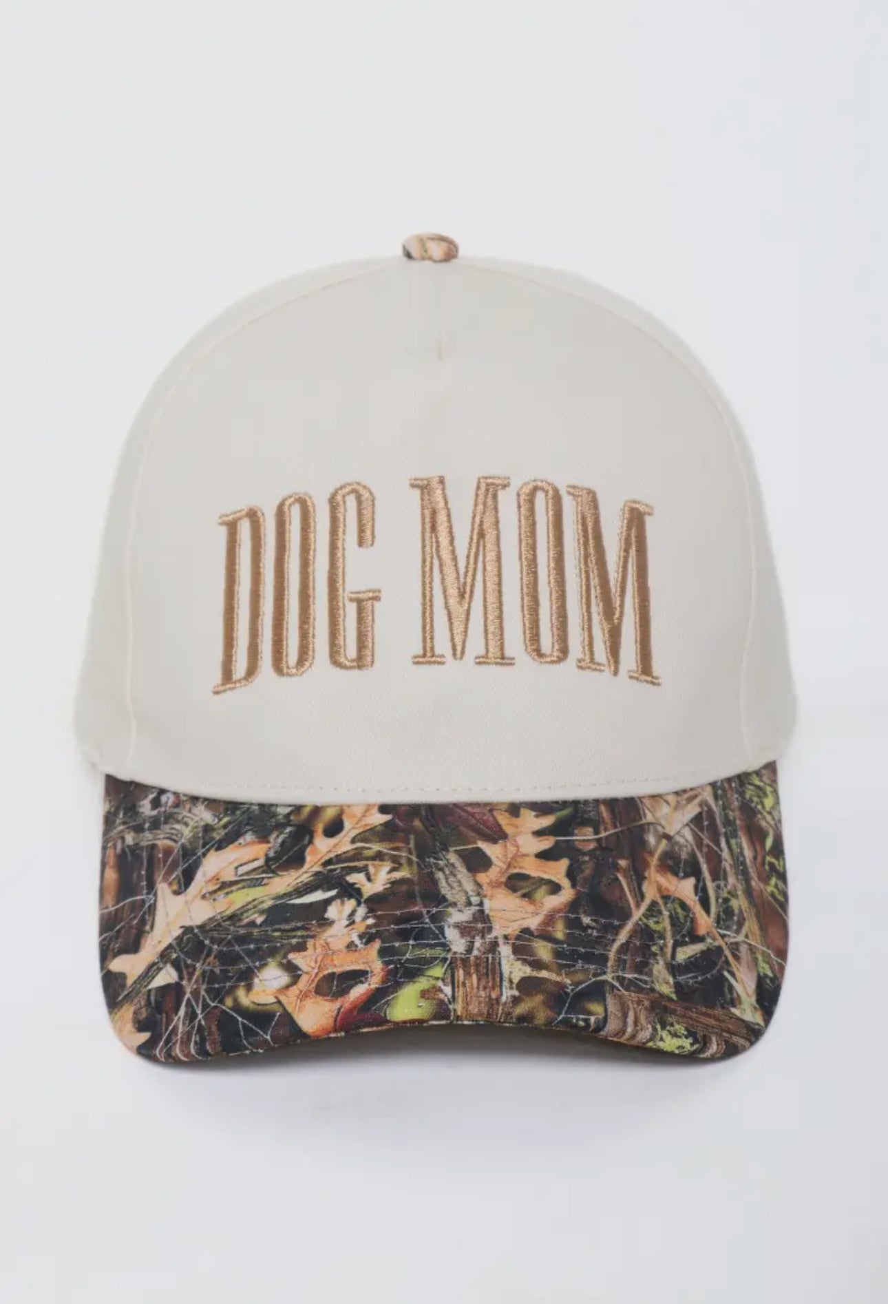 "Dog Mom" Camo Trucker Hat